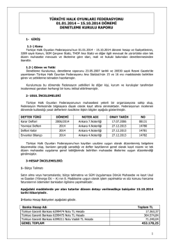 01.01.2014-15.10.2014 denetim kurulu raporu