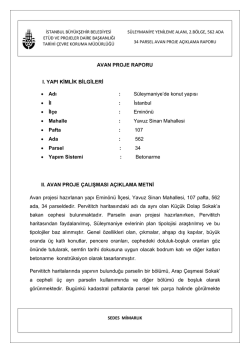 562 Ada 34 Parsel - Sedes Mimarlik Burosu