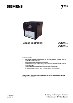 7785 Br&uuml;l&ouml;r kontrolleri LOK16... LGK16