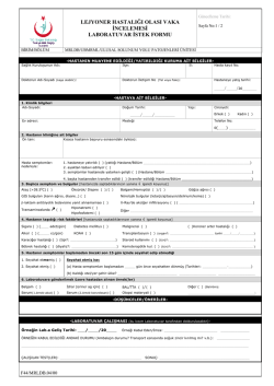 1) Referans : - Sağlık Bakanlığı