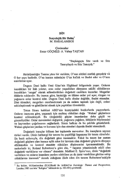 DİN - DergiPark