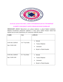 Kadık&ouml;y Yerleşkesi - &Ccedil;ocuk &Uuml;niversitesi