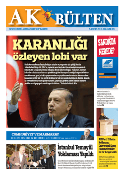 özleyen lobi var - AK Parti İstanbul