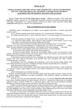 toprak mahsulleri ofisi izmir şube m&uuml;d&uuml;rl&uuml;ğ&uuml; ve bağlı