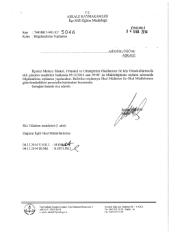 rc AŞKALE KAYMAKAMLIĞI İl&ccedil;e Milli Eğitim M&uuml;d&uuml;rl&uuml;ğ&uuml; &ouml;NEMLİ