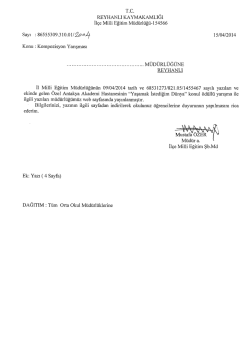 Kompozisyon Yarışması - reyhanlı il&ccedil;e mill&icirc; eğitim m&uuml;d&uuml;rl&uuml;ğ&uuml;