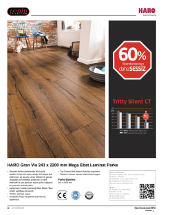 HARO Gran Via 243 x 2200 mm Mega Ebat Laminat Parke