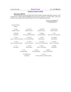 Resmî Gazete - IndustriALL Global Union