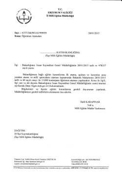 ERZURUM v,lı,iriĞi - paland&ouml;ken il&ccedil;e mill&icirc; eğitim m&uuml;d&uuml;rl&uuml;ğ&uuml;