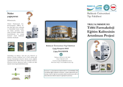 Broş&uuml;r i&ccedil;in tıklayınız. - Balıkesir &Uuml;niversitesi
