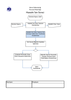 Hastalık İzin S&uuml;reci - Edirne Defterdarlığı