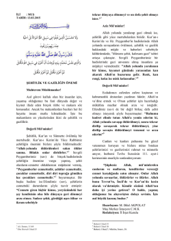 şehitlik ve gaziliğin &ouml;nemi
