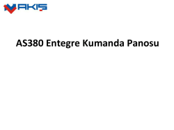 kumanda panosu tanıtım