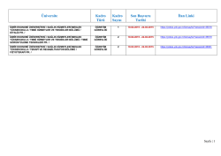 İzmir Ekonomi &Uuml;niversitesi &Ouml;ğretim G&ouml;revlisi Alım İlanı