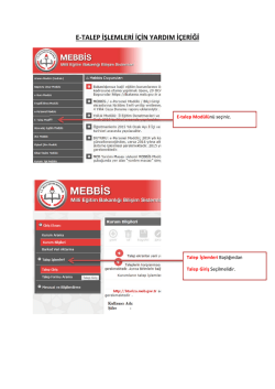 e-talep kılavuzu i&ccedil;in tıklayınız.