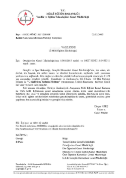 Gençlerden Ecdada Mektup Yarışması