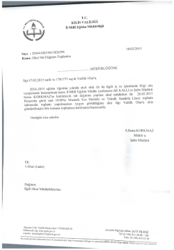 3` `f iı Miıı&icirc; Eğitim M&uuml;d&uuml;rl&uuml;ğ&uuml;