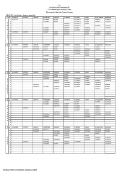 T.C. AKHİSAR KAYMAKAMLIĞI Fevzi Keskinoğlu Anadolu Lisesi