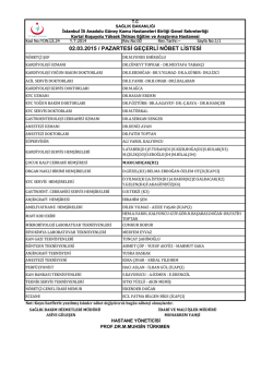 0 - Kartal Koşuyolu Y&uuml;ksek İhtisas Eğitim ve Araştırma Hastanesi