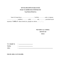 Tadilat M&uuml;racaatı