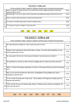 &Ccedil;arpma Problemleri1