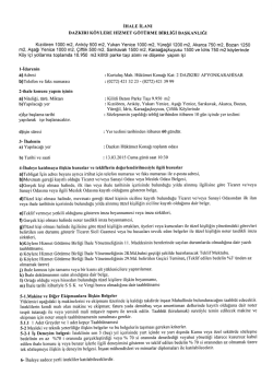 İhale ilanı i&ccedil;in tıklayınız