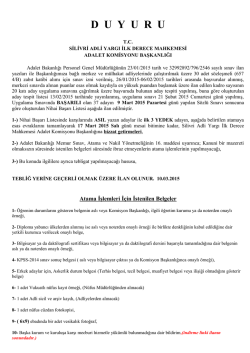 (657 4/B) ZABIT KATİBİ Nihai Başarı Listesi 10.03