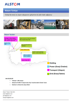 Alstom T&uuml;rkiye Kimlik Kartı