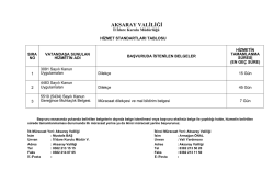 AKSARAY VALİLİĞİ