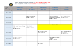 &Ccedil;ocuk Gelişimi - Toros &Uuml;niversitesi