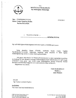 Paz.ith.in~.San.Tic.Ltd.Sti. Haklarmda ba~latilan takip