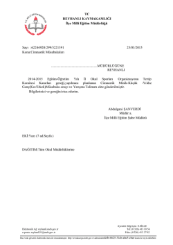 Cimnastik M&uuml;sabakaları 26.03.2015 09:46