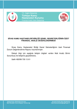 A&ccedil; - T&uuml;rkiye Kamu Hastaneleri Kurumu