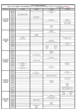 2014-2015 Eğitim &Ouml;ğretim Yılı Bahar Yarıyılı Yıli&ccedil;i (Vize)