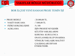Bor İl&ccedil;esi Yeni Hamam