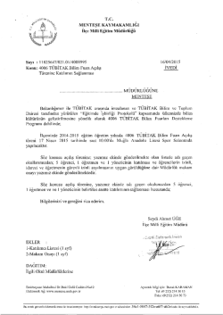 T.c. MBNTEŞE KAYMAKAMLıĞı Il&ccedil;e Milli Eğiıim M&uuml;d&uuml;rl&uuml;ğ&uuml;