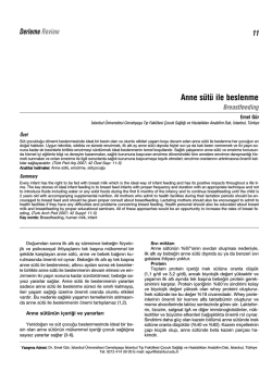 Tam Metin (PDF) - T&uuml;rk Pediatri Arşivi