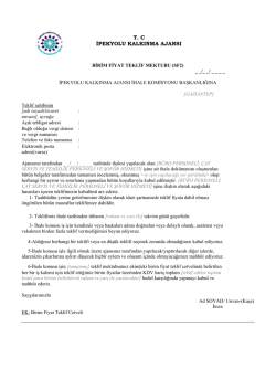 T. C İPEKYOLU KALKINMA AJANSI