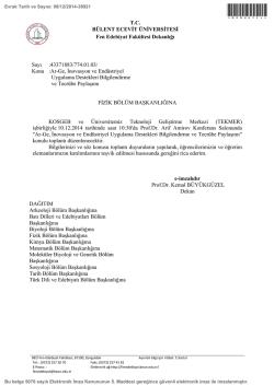 Ar Ge, İnovasyon ve End&uuml;striyel Uygulama Destekleri Bilgilendirme