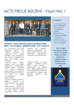 subat 2015 bulten - Thy Emeklileri ve Mensupları Derneği