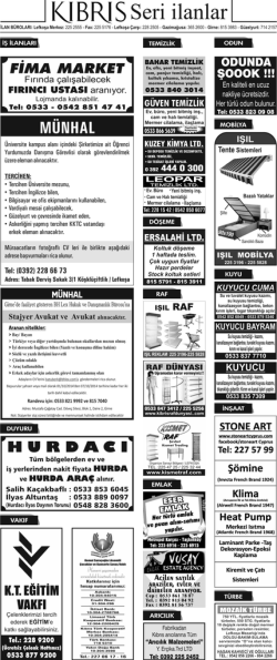 G&uuml;nl&uuml;k B&uuml;lten 26.03.2015