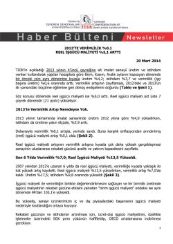 Haber B&uuml;ltenini G&ouml;r&uuml;nt&uuml;lemek İ&ccedil;in Tıklayınız