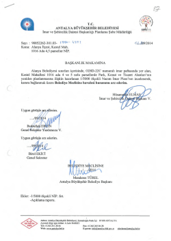 G&uuml;ndemin 87.Maddesi - Antalya Belediyesi