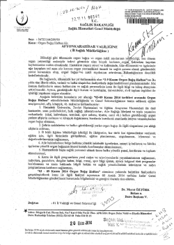 Organ Bağışı - Afyonkarahisar Halk Sağlığı M&uuml;d&uuml;rl&uuml;ğ&uuml;