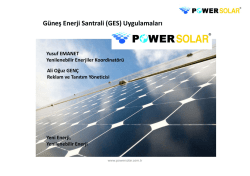 Adilcevaz 500kWp Sunum