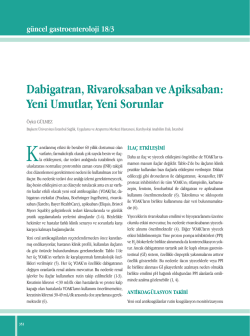Makale PDF - G&uuml;ncel Gastroenteroloji
