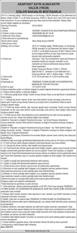(yikop) ihale ilanı 2