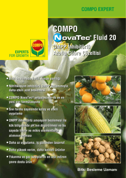 COMPO NovaTec Fluid 20 broşürümüzü