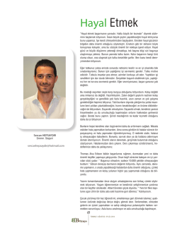 Hayal "PIAG - Bursa SMMM Odası