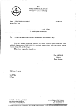 *inan rc. . gt., *vr _ , -. . t - Alaşehir İlçe Milli Eğitim Müdürlüğü